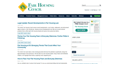 Desktop Screenshot of fairhousingcoach.com